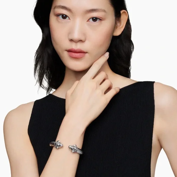 David Yurman Renaissance Classic Cable Bracelet in grey aluminum - Picture 2 of 6